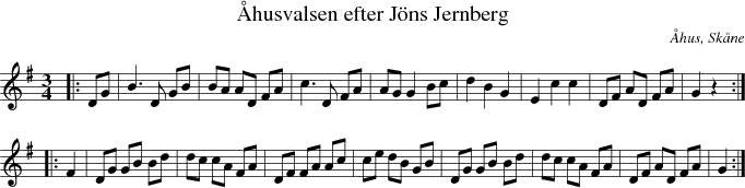 husvalsen efter Jns Jernberg