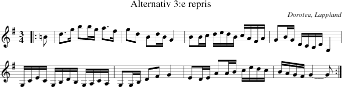 Alternativ 3:e repris