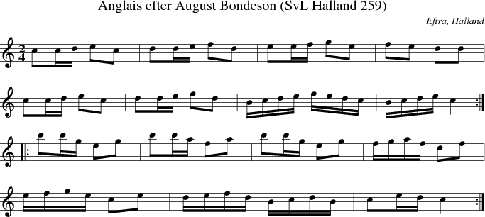 Anglais efter August Bondeson (SvL Halland 259)