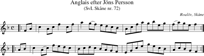 Anglais efter Jns Persson