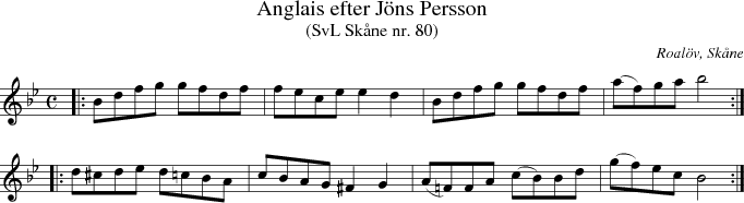 Anglais efter J�ns Persson