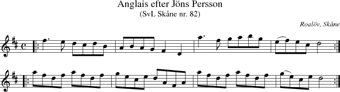 Anglais efter Jns Persson