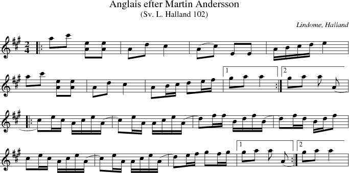 Anglais efter Martin Andersson