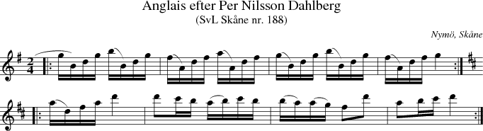 Anglais efter Per Nilsson Dahlberg