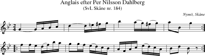 Anglais efter Per Nilsson Dahlberg