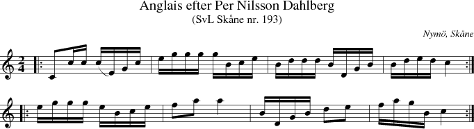Anglais efter Per Nilsson Dahlberg