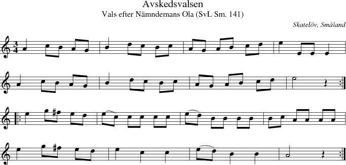 Avskedsvalsen