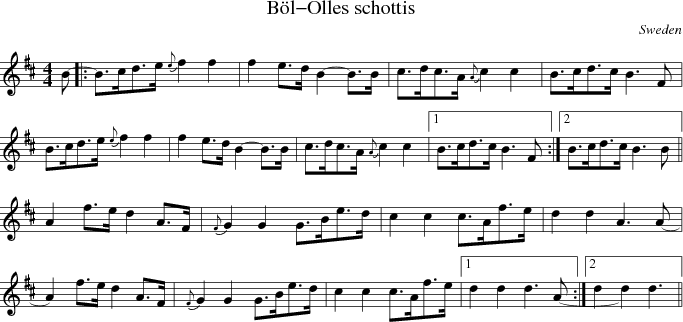 Bl-Olles schottis