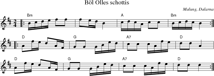 Bl Olles schottis