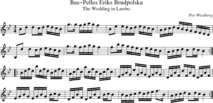Bas-Pelles Eriks Brudpolska