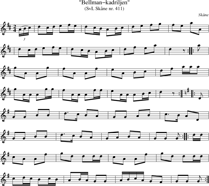 "Bellman-kadriljen"