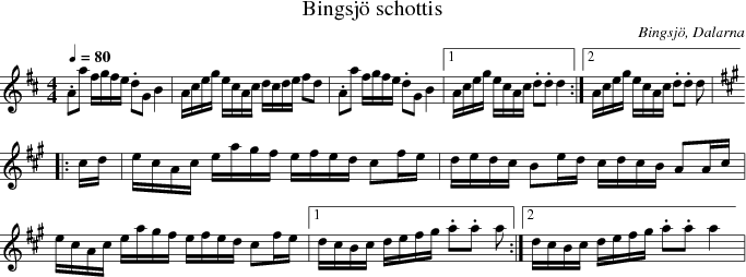 Bingsj schottis