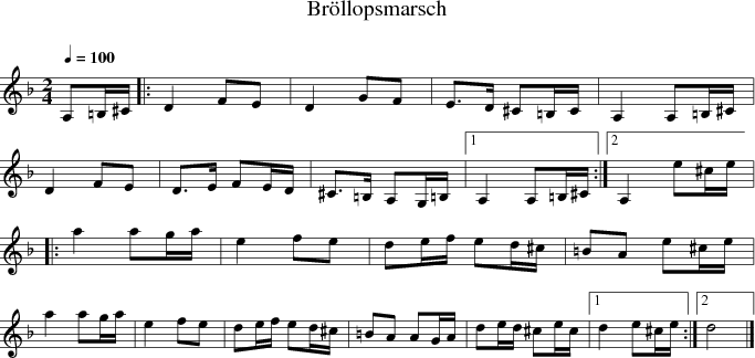 Brllopsmarsch