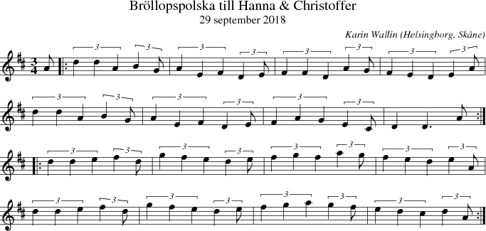 Brllopspolska till Hanna & Christoffer