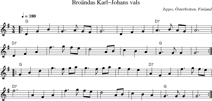 Brondas Karl-Johans vals
