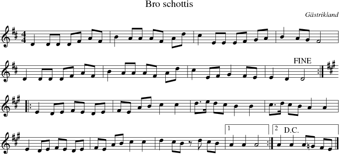 Bro schottis