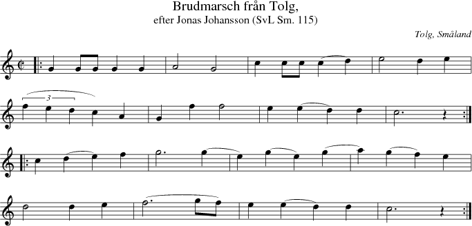 Brudmarsch frn Tolg,