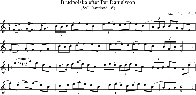 Brudpolska efter Per Danielsson