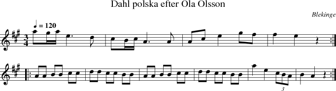 Dahl polska efter Ola Olsson