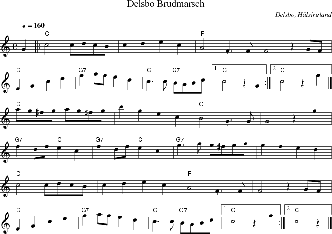 Delsbo Brudmarsch