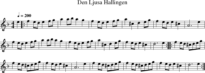 Den Ljusa Hallingen