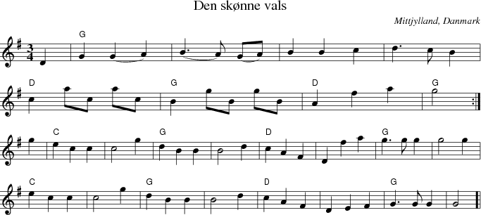 Den sknne vals