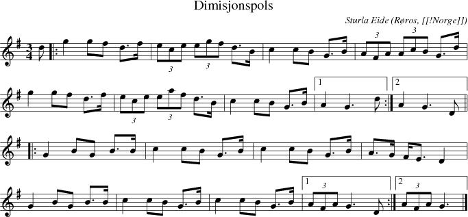 Dimisjonspols