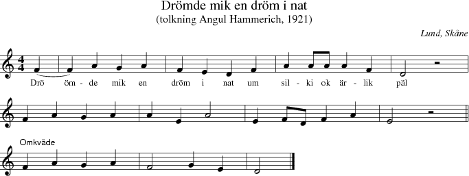 Drmde mik en drm i nat