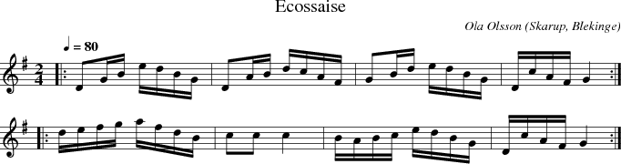 Ecossaise