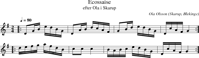 Ecossaise