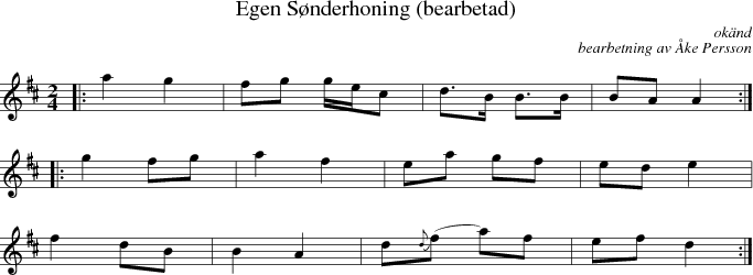 Egen Snderhoning (bearbetad)