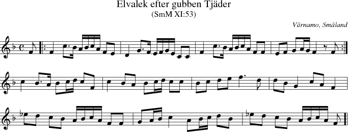 Elvalek efter gubben Tjder