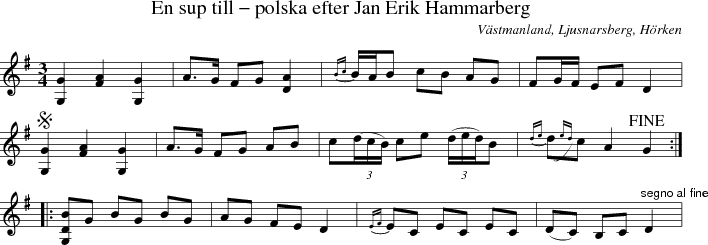 En sup till - polska efter Jan Erik Hammarberg