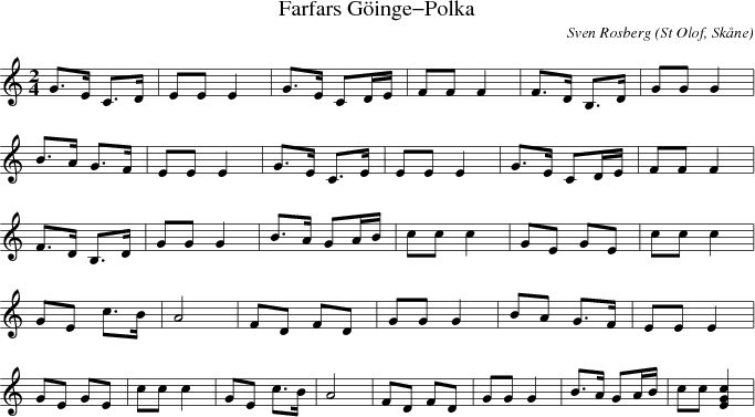 Farfars Ginge-Polka