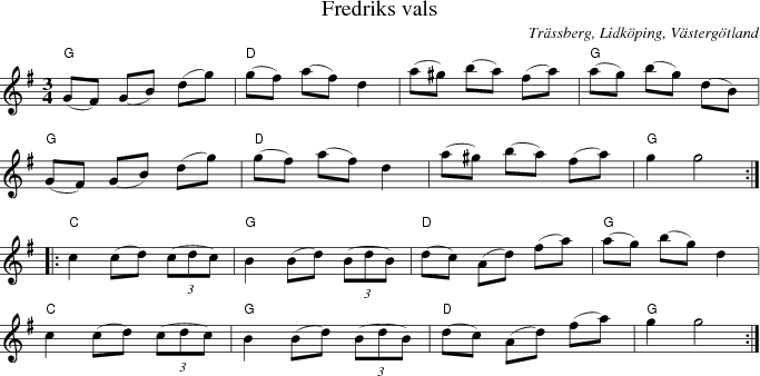 Fredriks vals