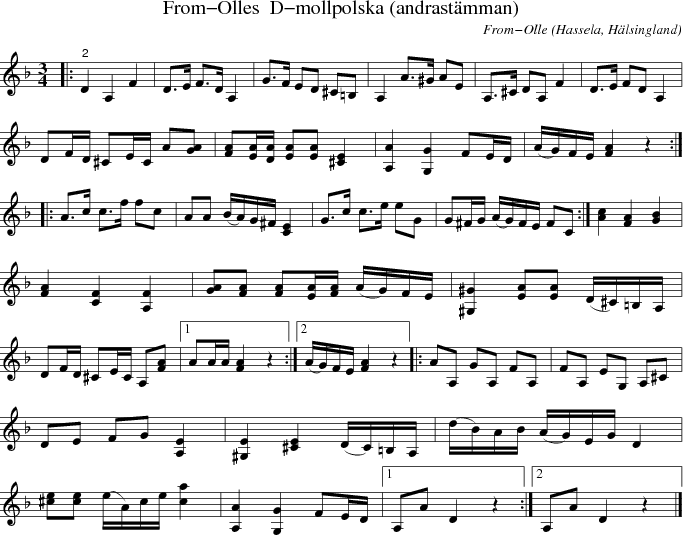 From-Olles  D-mollpolska (andrastmman)