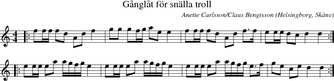 Gnglt fr snlla troll