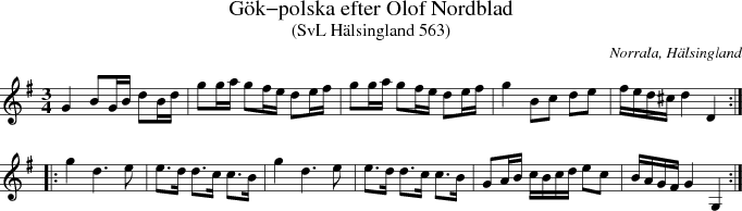 Gk-polska efter Olof Nordblad