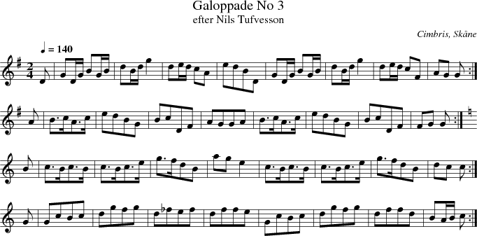 Galoppade No 3