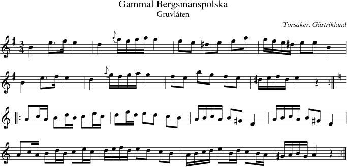 Gammal Bergsmanspolska