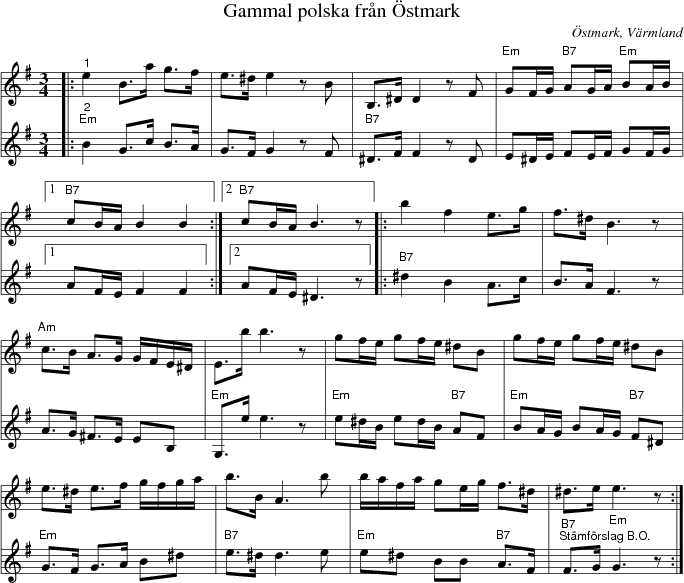 Gammal polska frn stmark