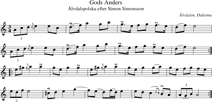 Gods Anders