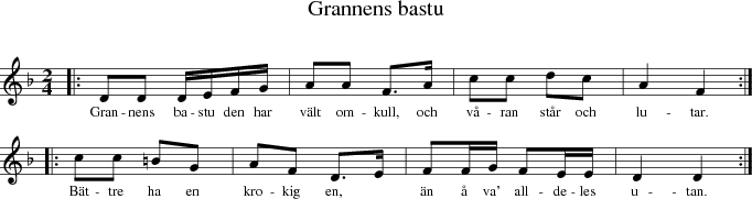 Grannens bastu