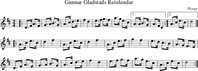 Gunnar Gladstads Reinlendar