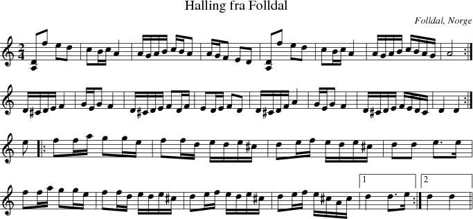 Halling fra Folldal