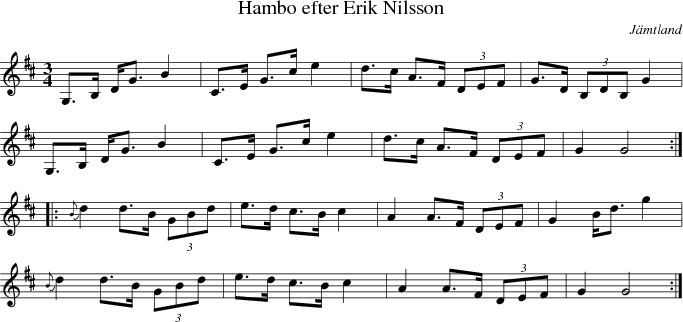 Hambo efter Erik Nilsson