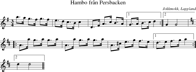 Hambo frn Persbacken