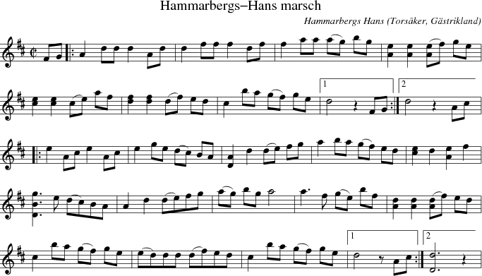 Hammarbergs-Hans marsch 