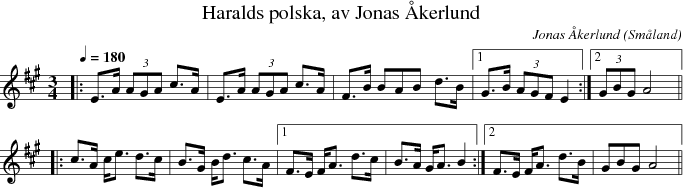 Haralds polska, av Jonas kerlund