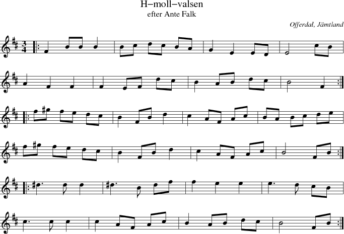 H-moll-valsen